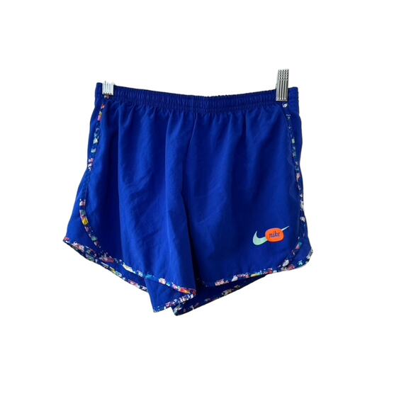 Nike Dri Fit Blue Tempo Running Shorts Youth Girl's Size XL - Picture 1 of 6